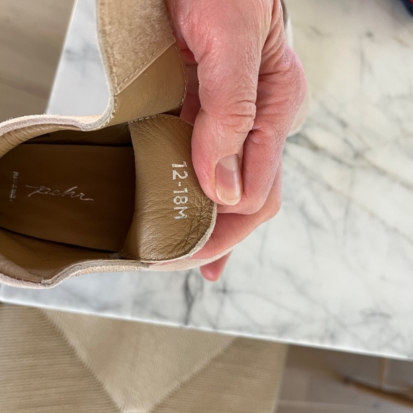 New Pehr Suede Babble Bootie, Rose, 12-18 Months - Picture 3 of 4